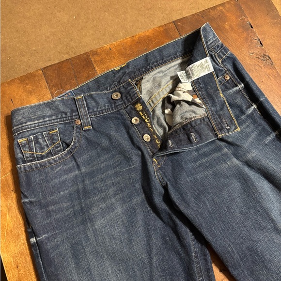 Men's Dark Blue Jeans - Picture 2 of 5